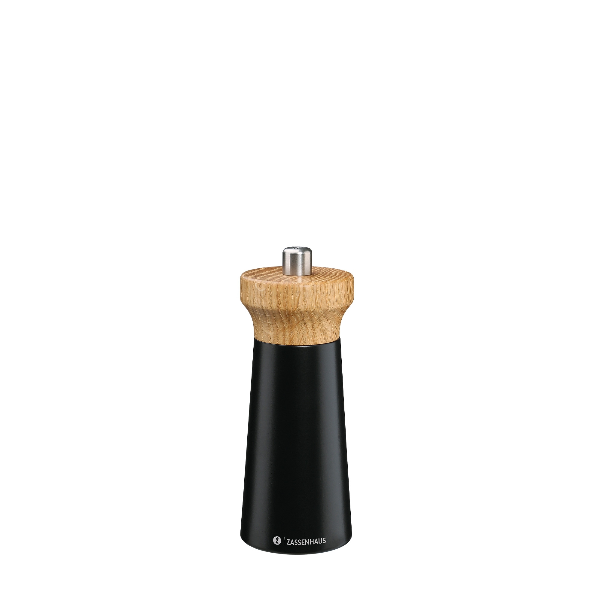 Zassenhaus - Salz-/Peffermühle - WESTERLAND - 14 cm - Buche schwarz, Eiche