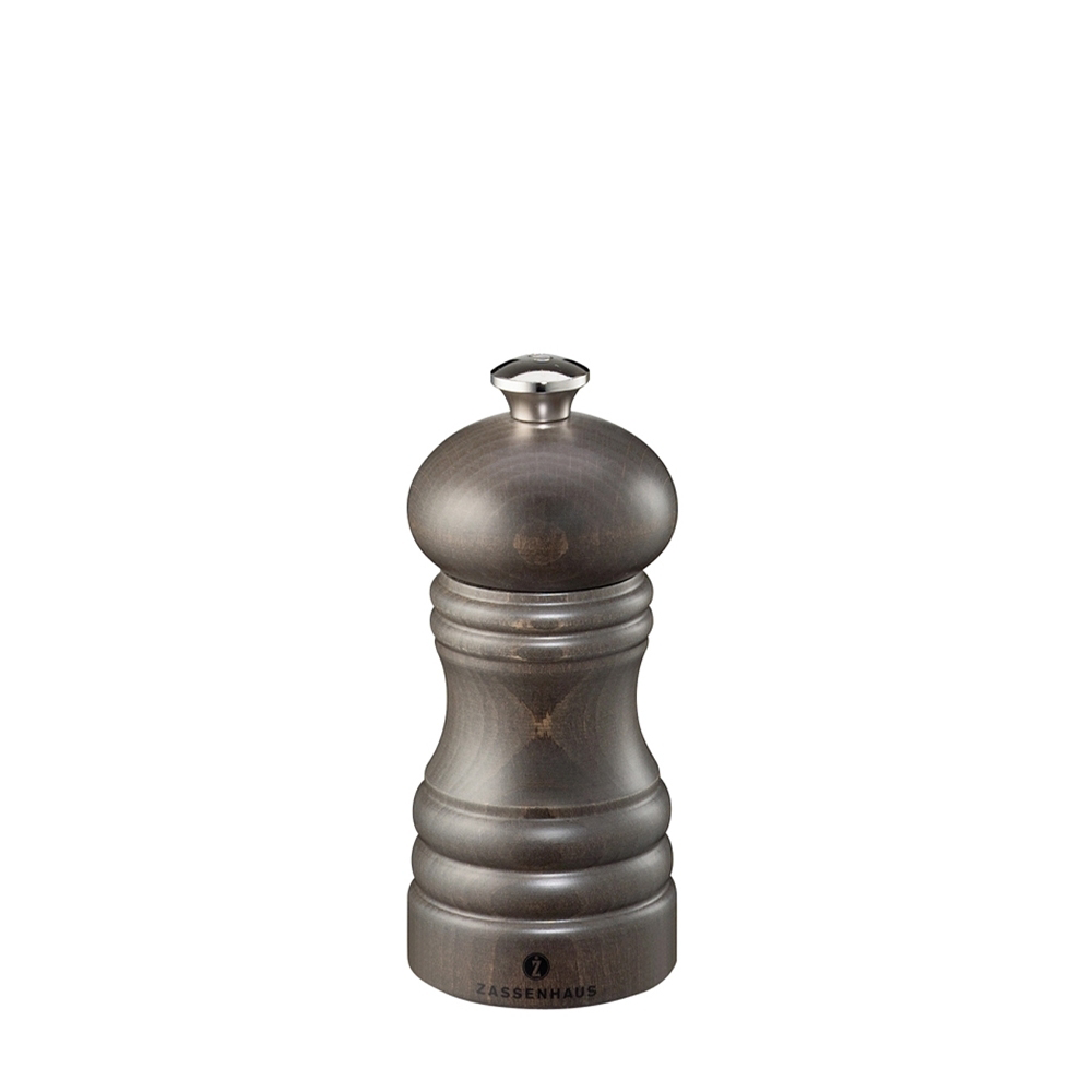 Zassenhaus - salt mill - BERLIN - 12 cm - beech dark stained