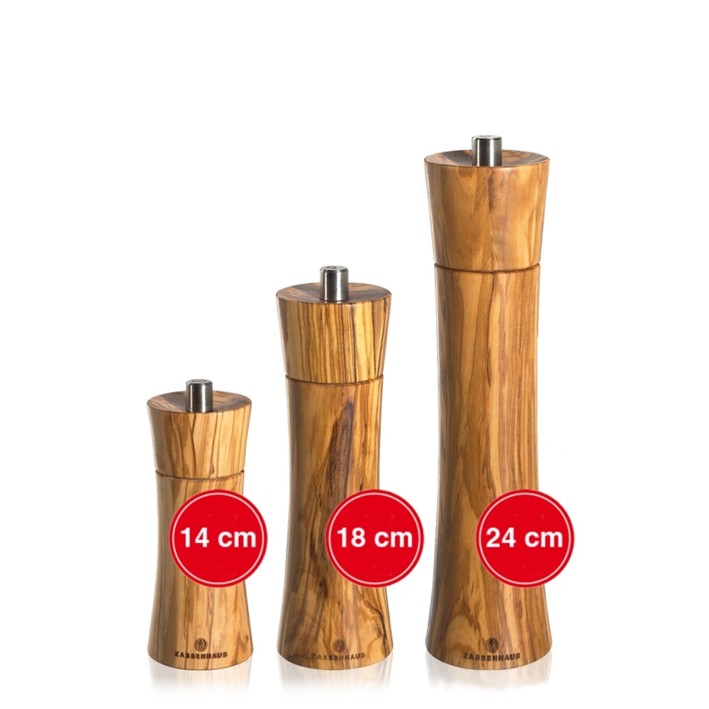 Zassenhaus - Pepper- oder Salt Mill Frankfurt - olive wood
