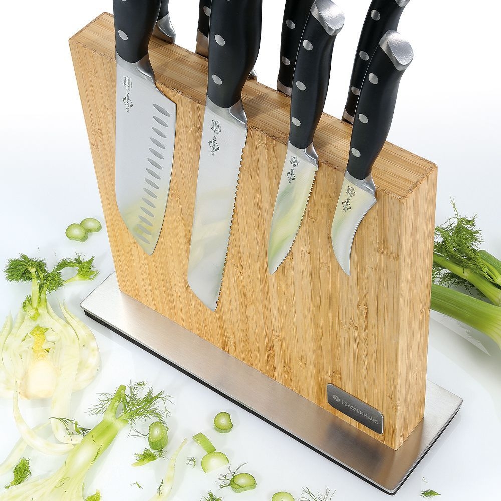 Zassenhaus - Magnetic knife block, bamboo