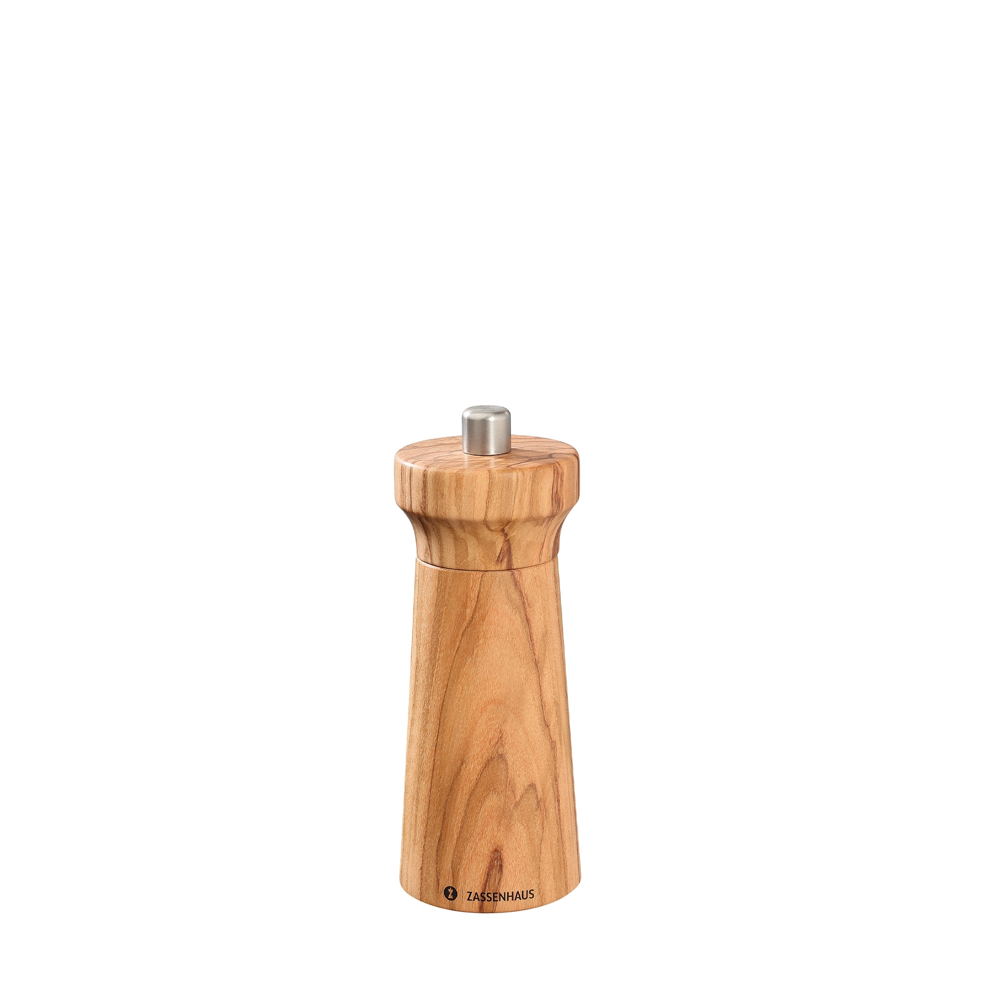 Zassenhaus - Salzmühle WESTERLAND - 14 cm - Olivenholz