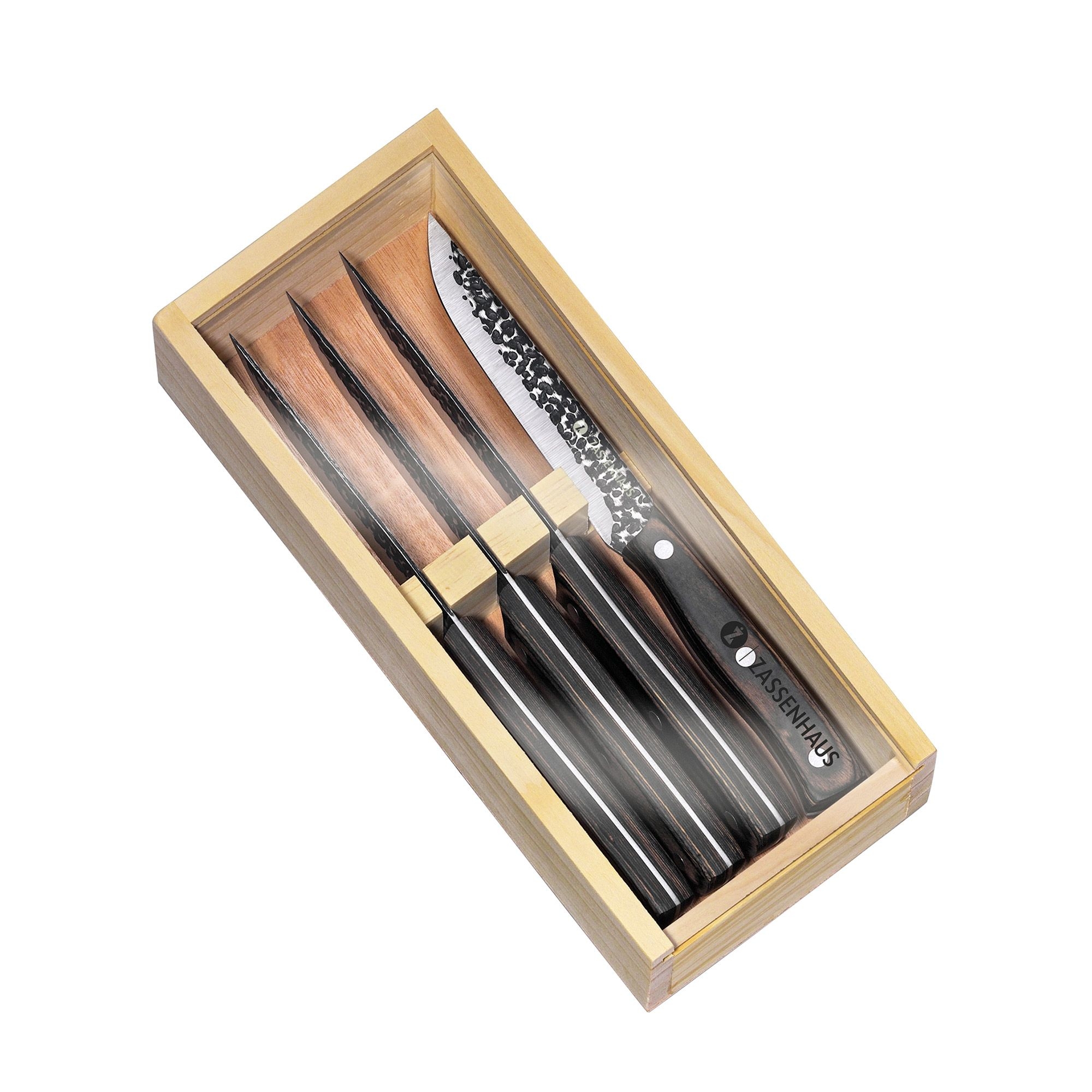 Zassenhaus - Steakmesser HUNTER 4er-Set - Pakkaholz