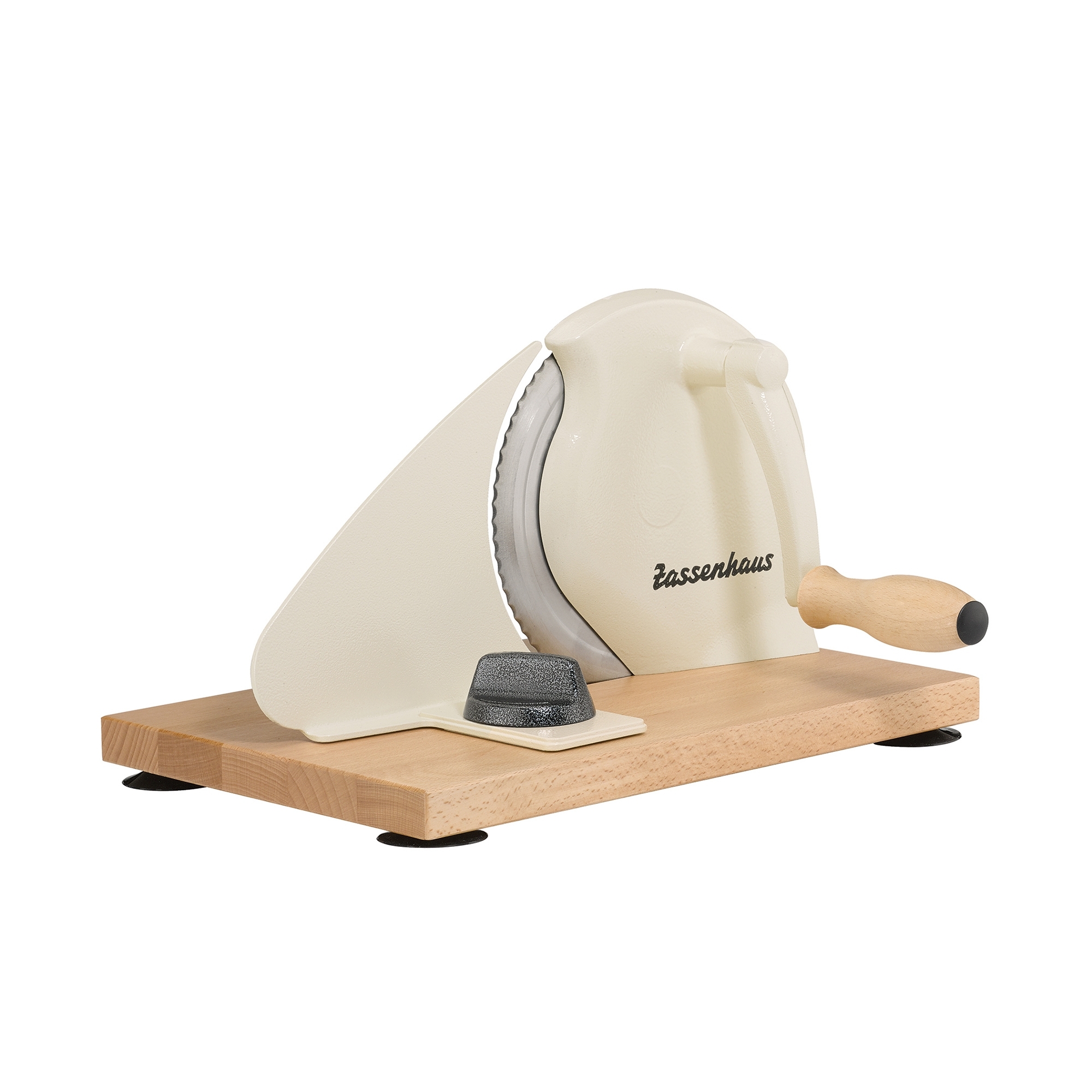 Zassenhaus Classic bread slicer on beech base