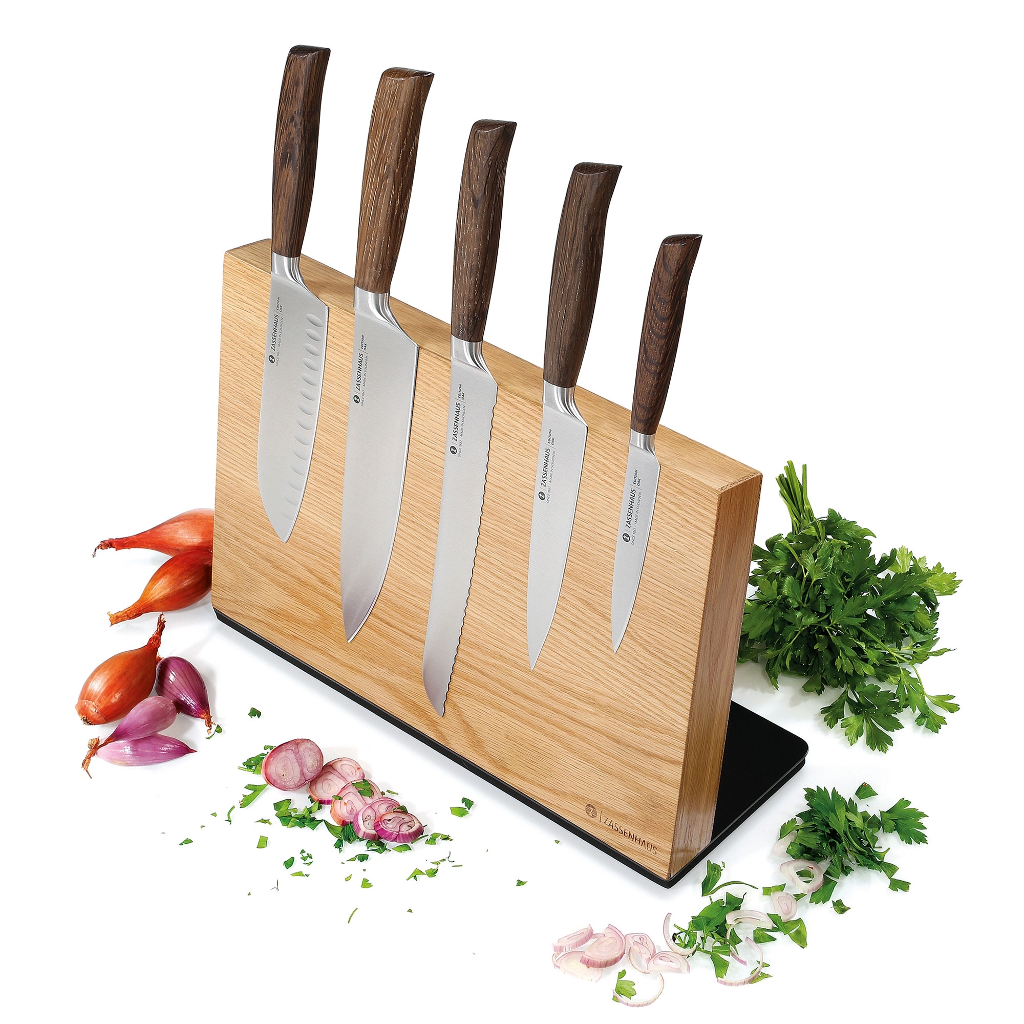 Zassenhaus - Magnetic knife block STUDIO, oak Zassenhaus - Magnetic knife block STUDIO, oak