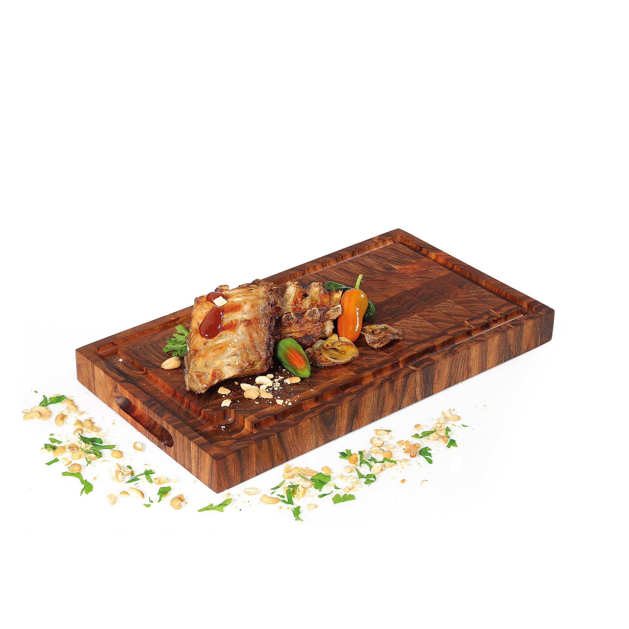 Zassenhaus - Hackblock - Akazie Stirnholz - 45 x 25 cm Zassenhaus - Hackblock - Akazie Stirnholz - 45 x 25 cm