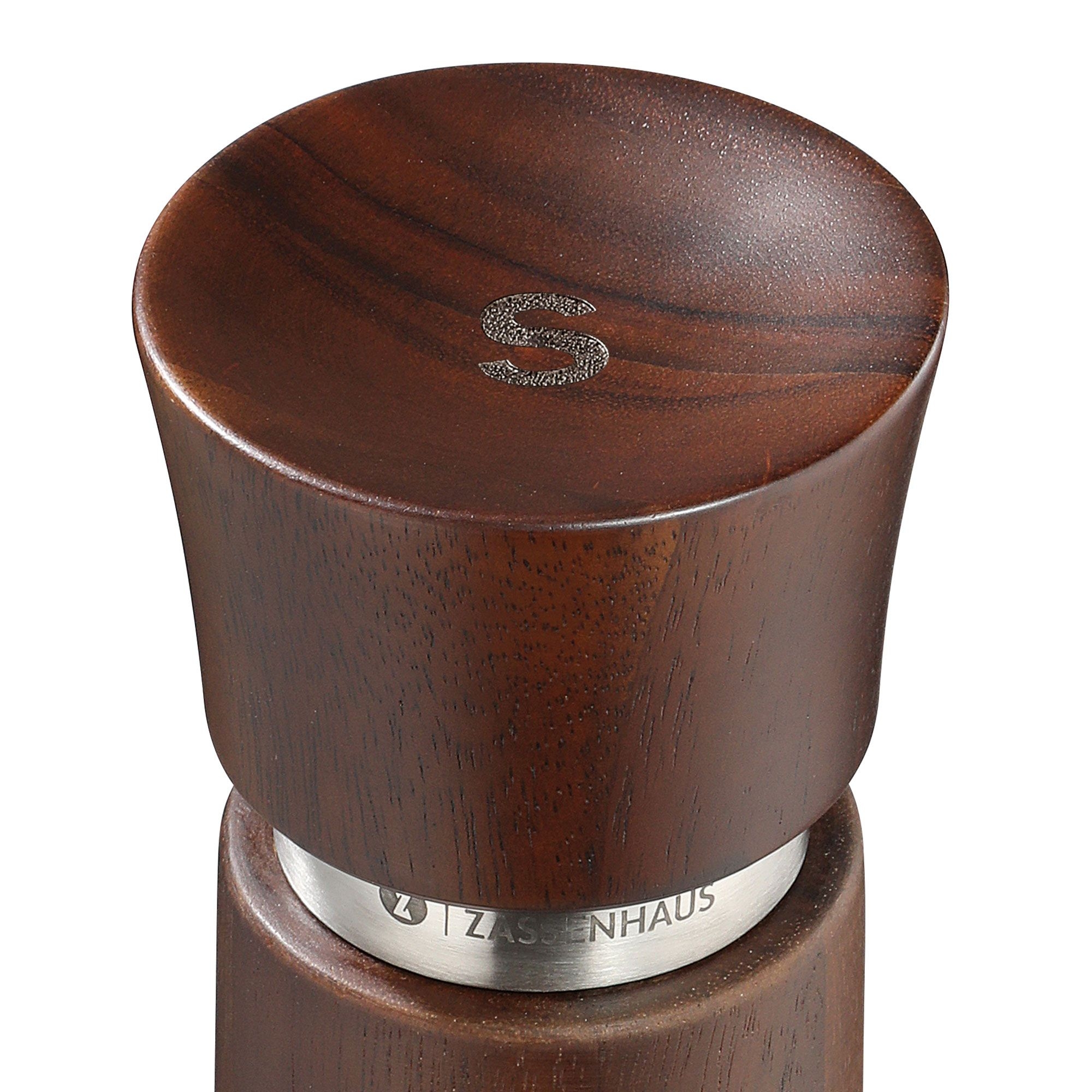 Zassenhaus - salt mill - WIESBADEN - acacia, 17 cm