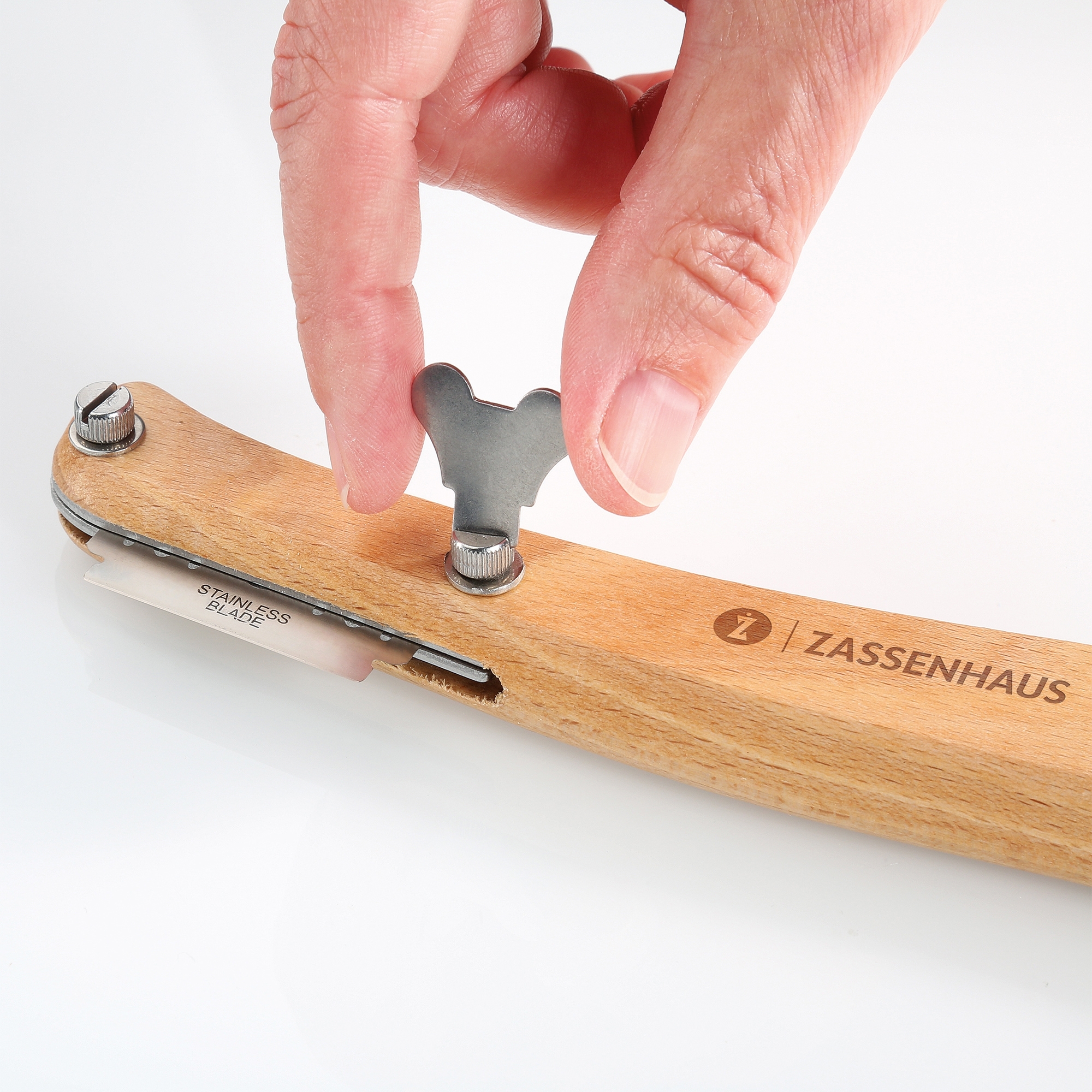 Zassenhaus beech baker’s lame with stainless steel blade