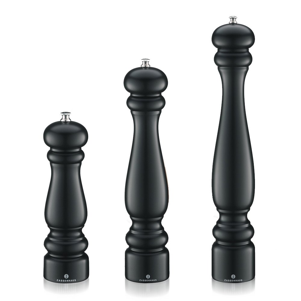 Zassenhaus - Pfeffer- / Salzmühle Potsdam - Schwarz - 20 cm