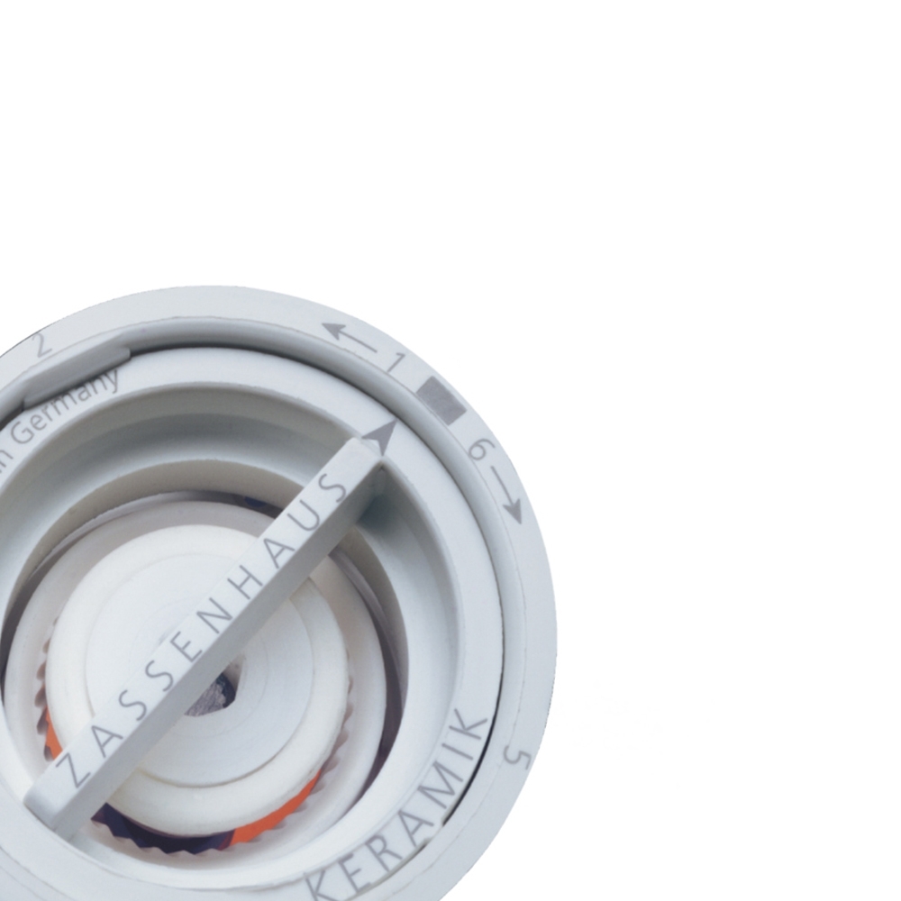 Zassenhaus - Pepper or salt mill Hamburg - white Zassenhaus - Pepper or salt mill Hamburg - white