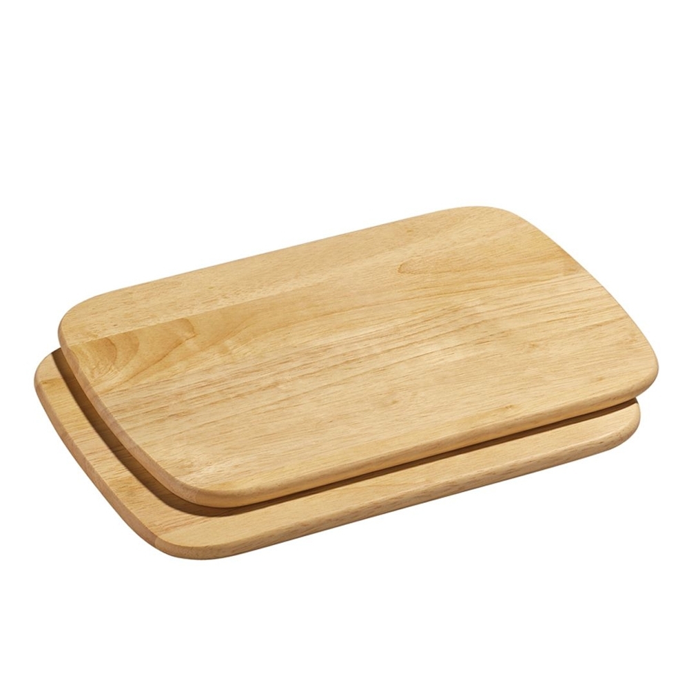 Zassenhaus - 2er-Set Frühstücksbretter hell - 28x20 cm