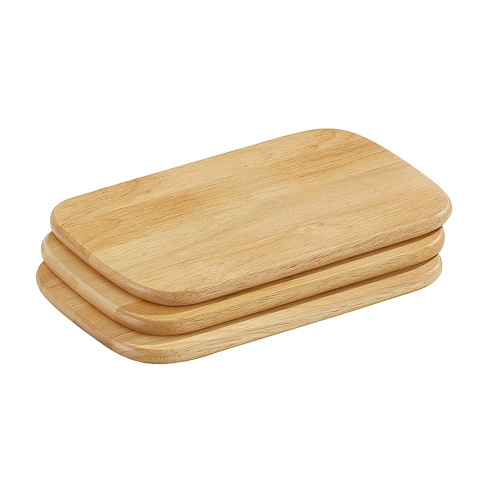 Zassenhaus -  Set of 3 breakfast boards bright - 22x15 cm Zassenhaus -  Set of 3 breakfast boards bright - 22x15 cm