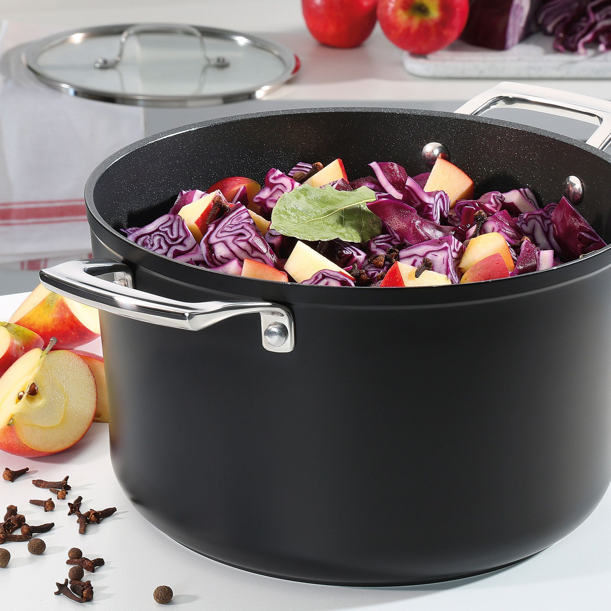 Spring - Bratentopf mit Glasdeckel MERIDIAN INTENSE PRO - 16 cm