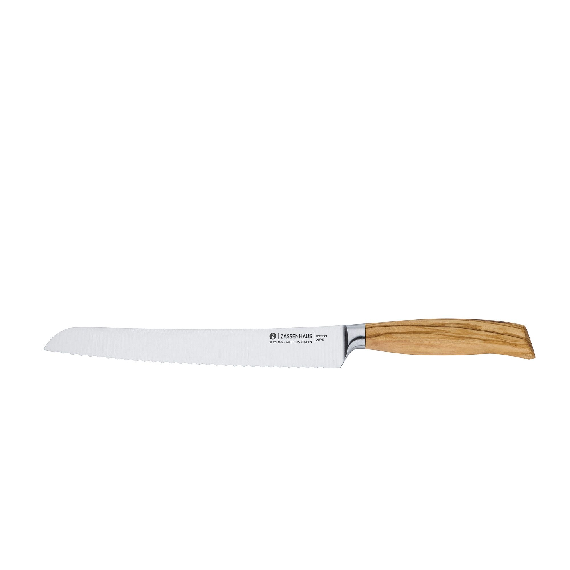 Zassenhaus - bread knife 22 cm - EDITION OLIVE Zassenhaus - bread knife 22 cm - EDITION OLIVE