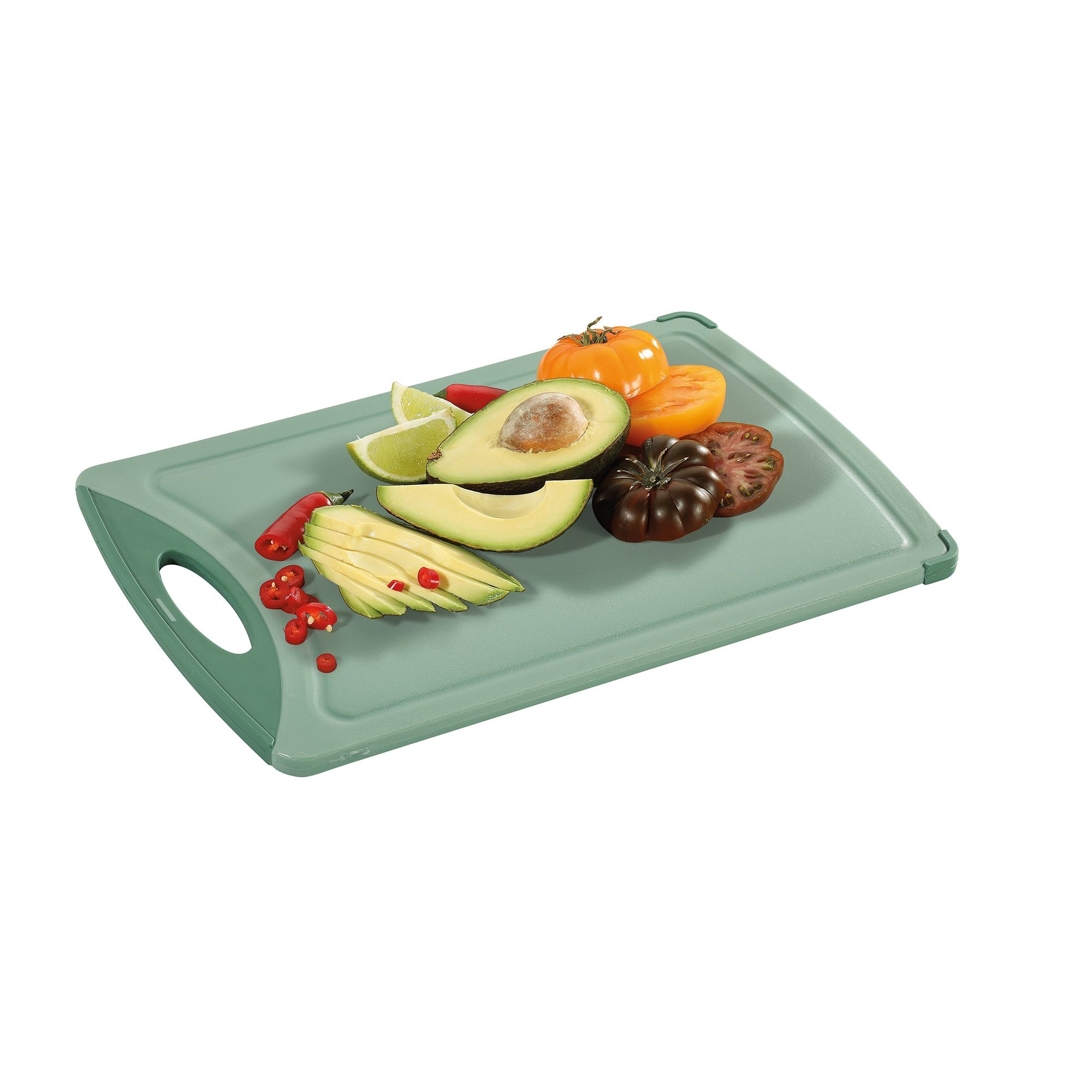 Zassenhaus Schneidbrett EASY CUT 38x25 cm jade