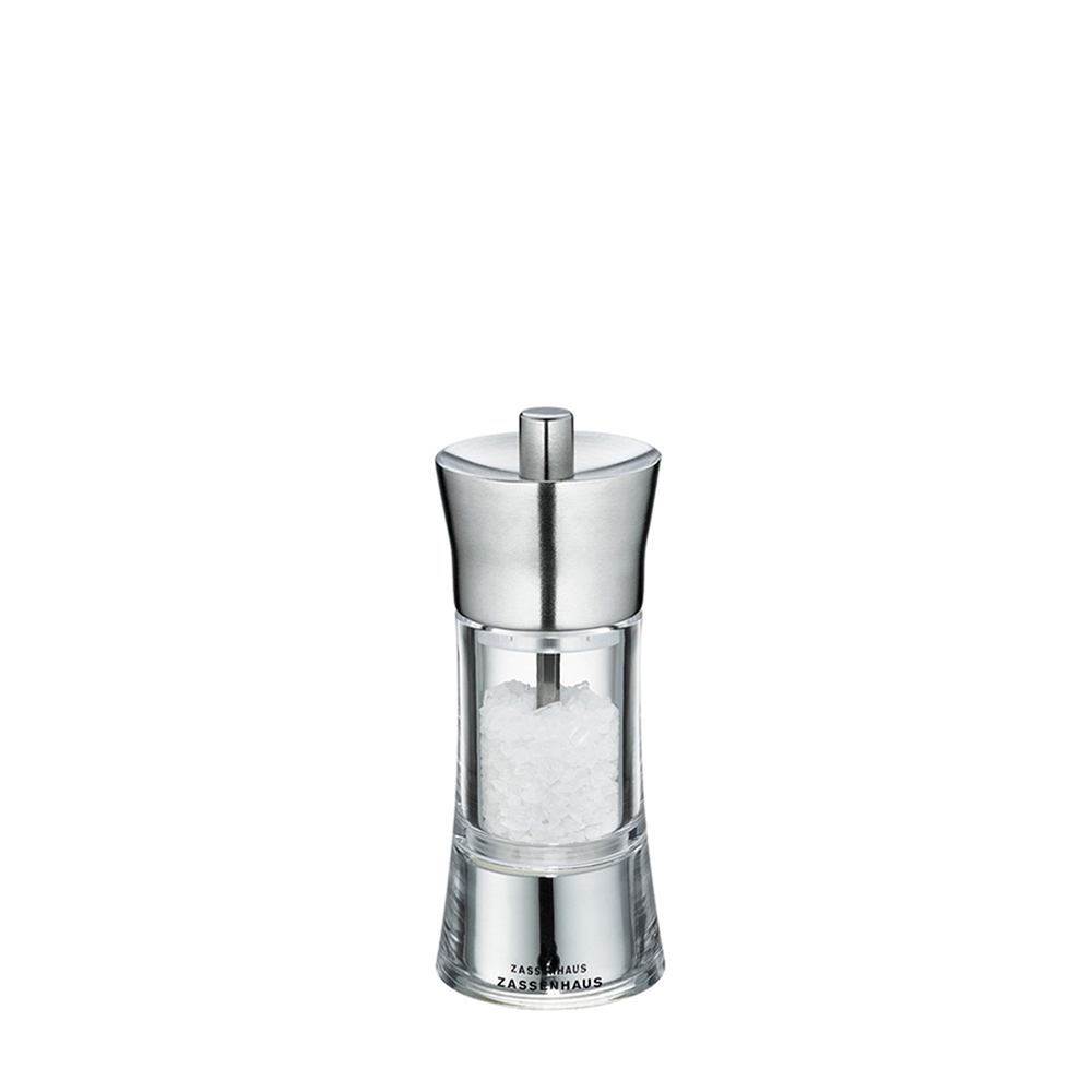 Zassenhaus  Gera Electric Pepper Mill, Stainless Steel, Silver