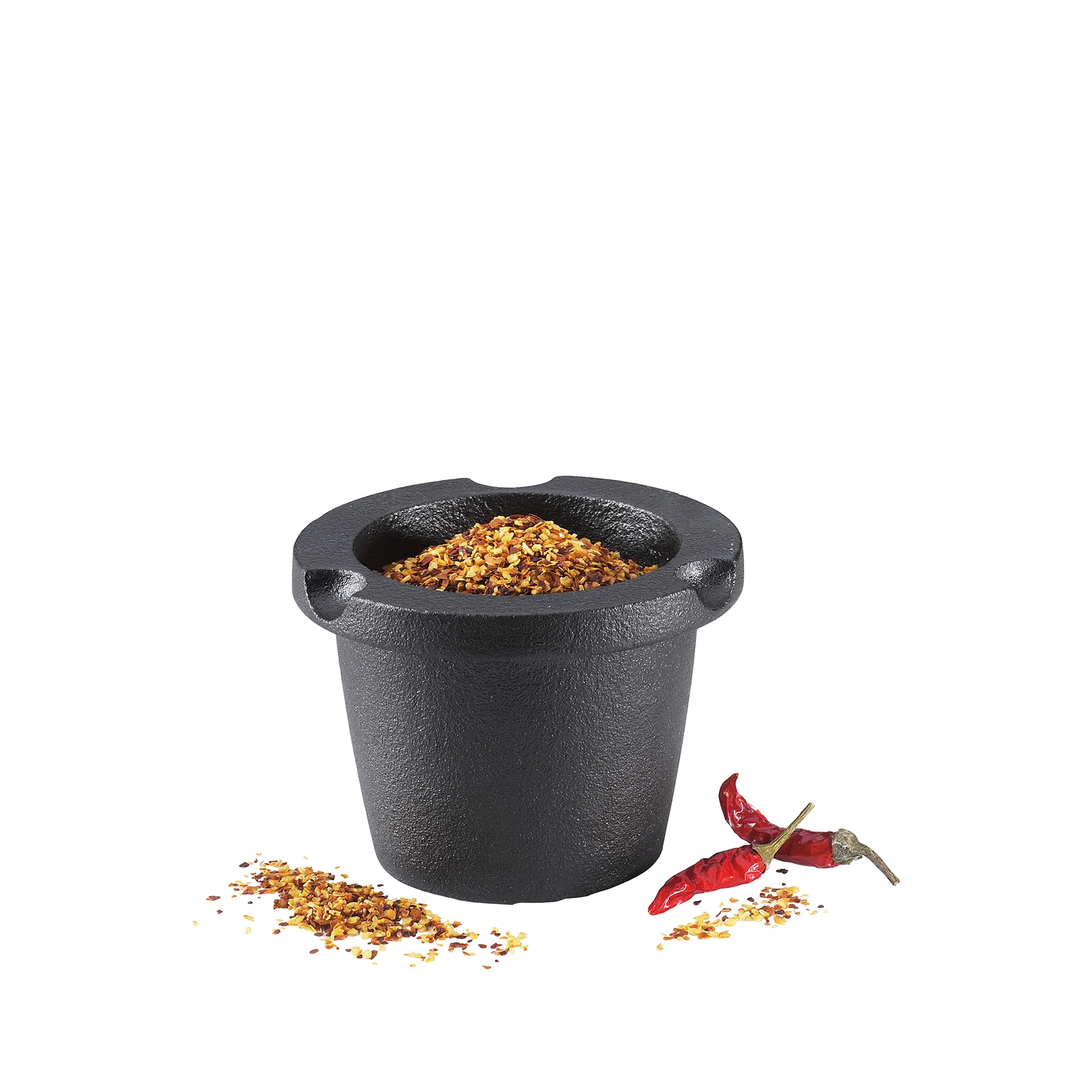 Zassenhaus cast iron spice grinder with chilli, Ø 8 cm