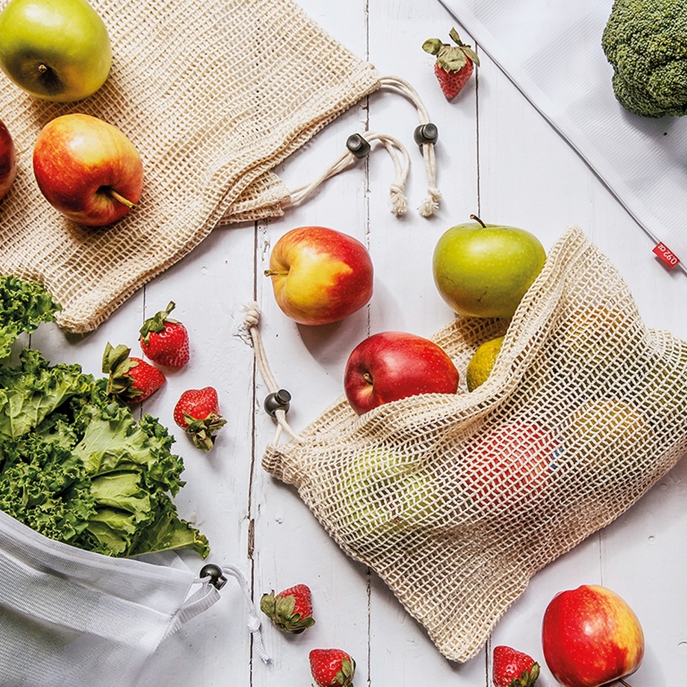 Zassenhaus - Obst-/Gemüsebeutel Größe M, 3er-Set Zassenhaus - Obst-/Gemüsebeutel Größe M, 3er-Set