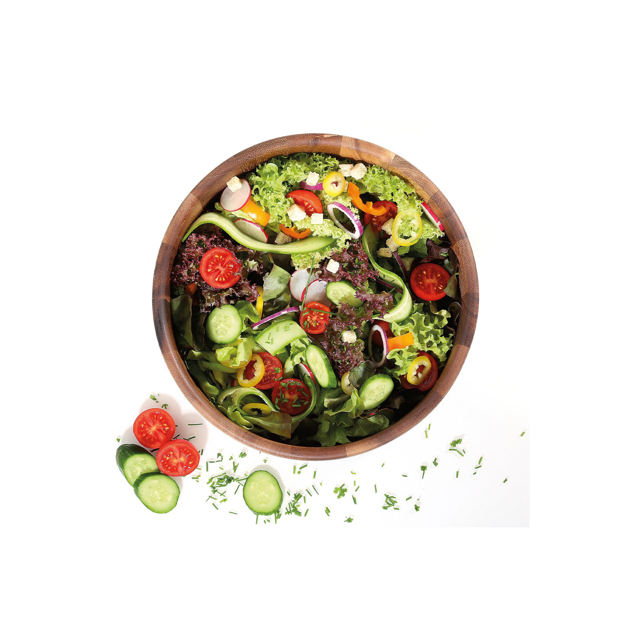 Zassenhaus - salad bowl acacia - Ø  25 x 12,5 cm
