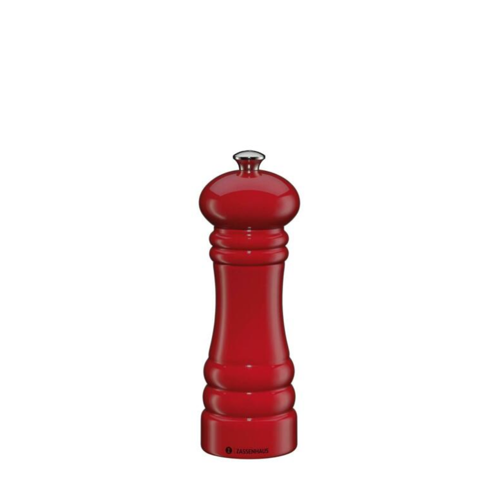 Zassenhaus - Pepper mill BERLIN red glossy