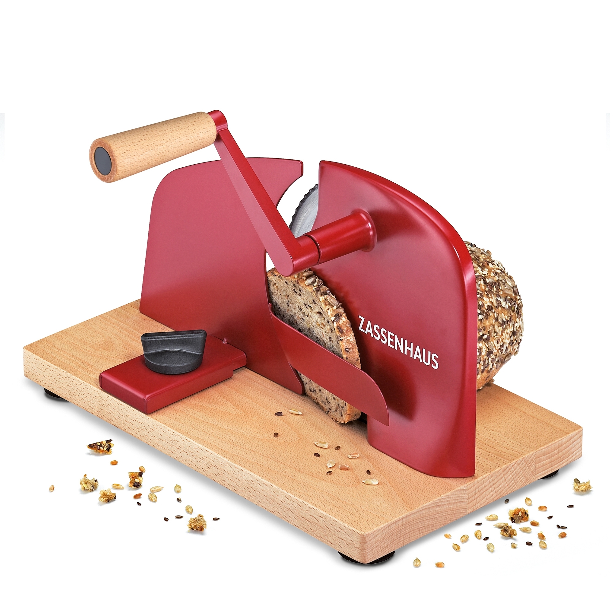 Zassenhaus - Brotschneidemaschine - PURE - rot
