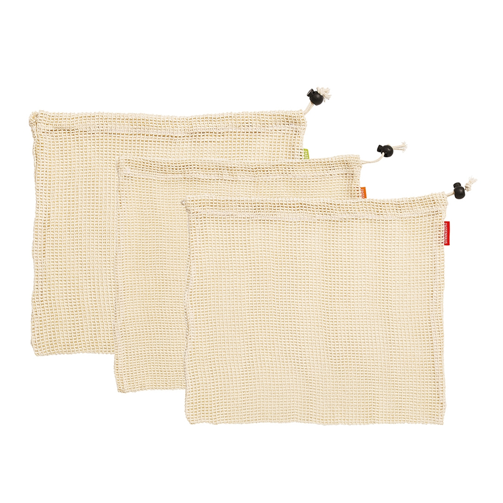 Zassenhaus - Obst-/Gemüsebeutel Größe M, 3er-Set Zassenhaus - Obst-/Gemüsebeutel Größe M, 3er-Set