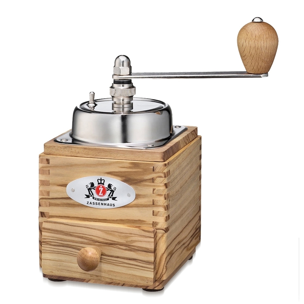 Zassenhaus - Coffee mill Montevideo olive wood Zassenhaus - Coffee mill Montevideo olive wood