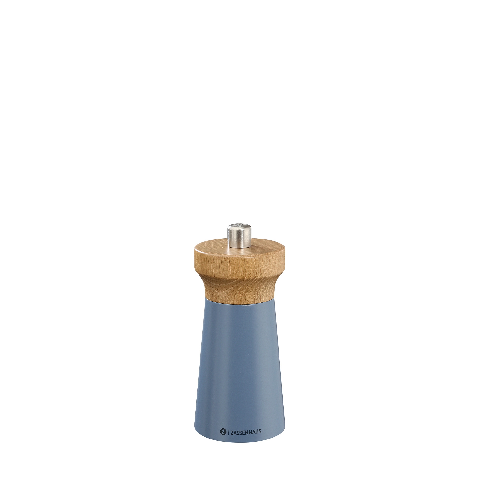 Zassenhaus - Pfeffermühle WESTERLAND - 12 cm - Farbkombination - deep sea, buche